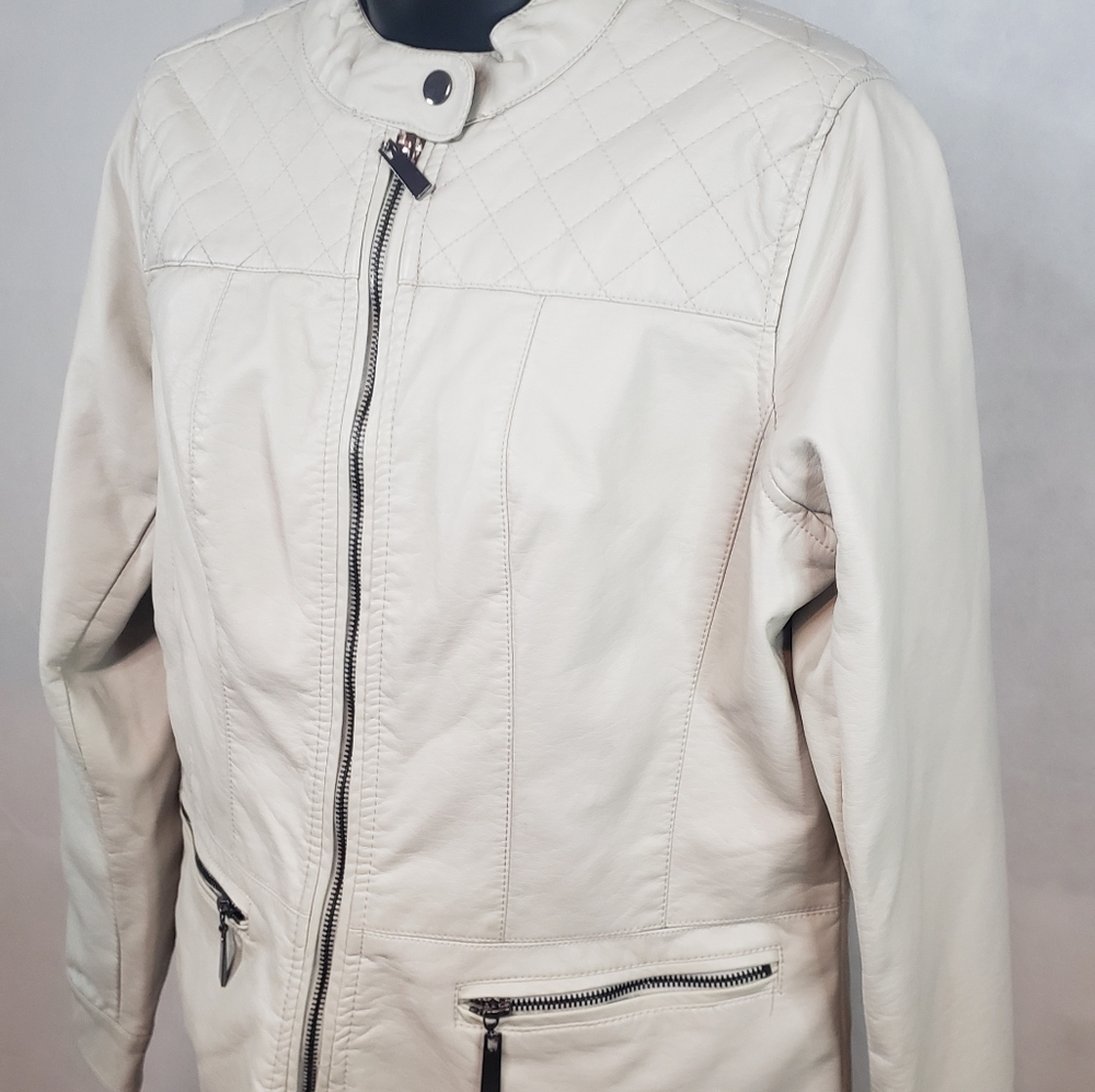 White Leather Jacket